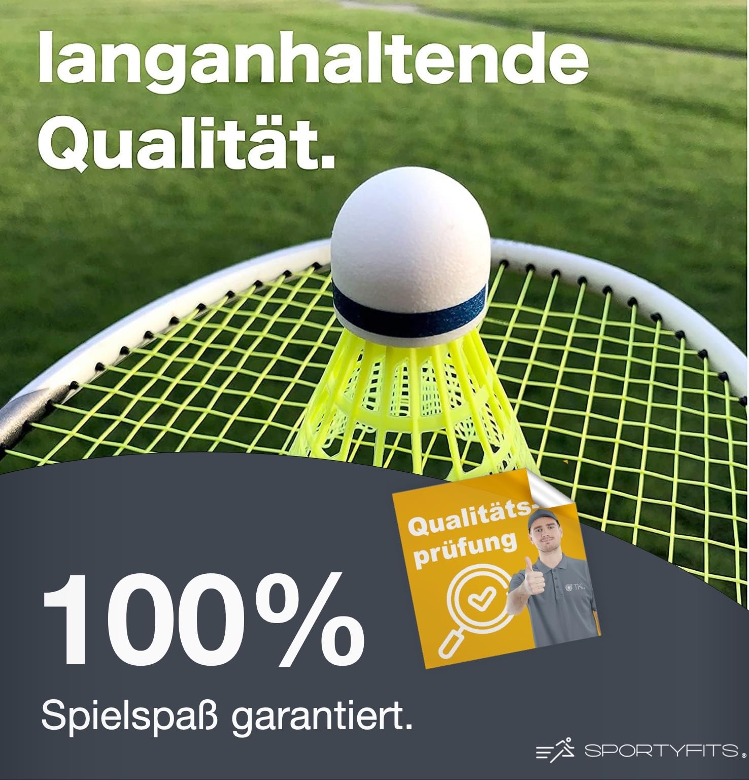 Juego de raquetas de bádminton para adultos con 3 pelotas de entrenamiento y competición