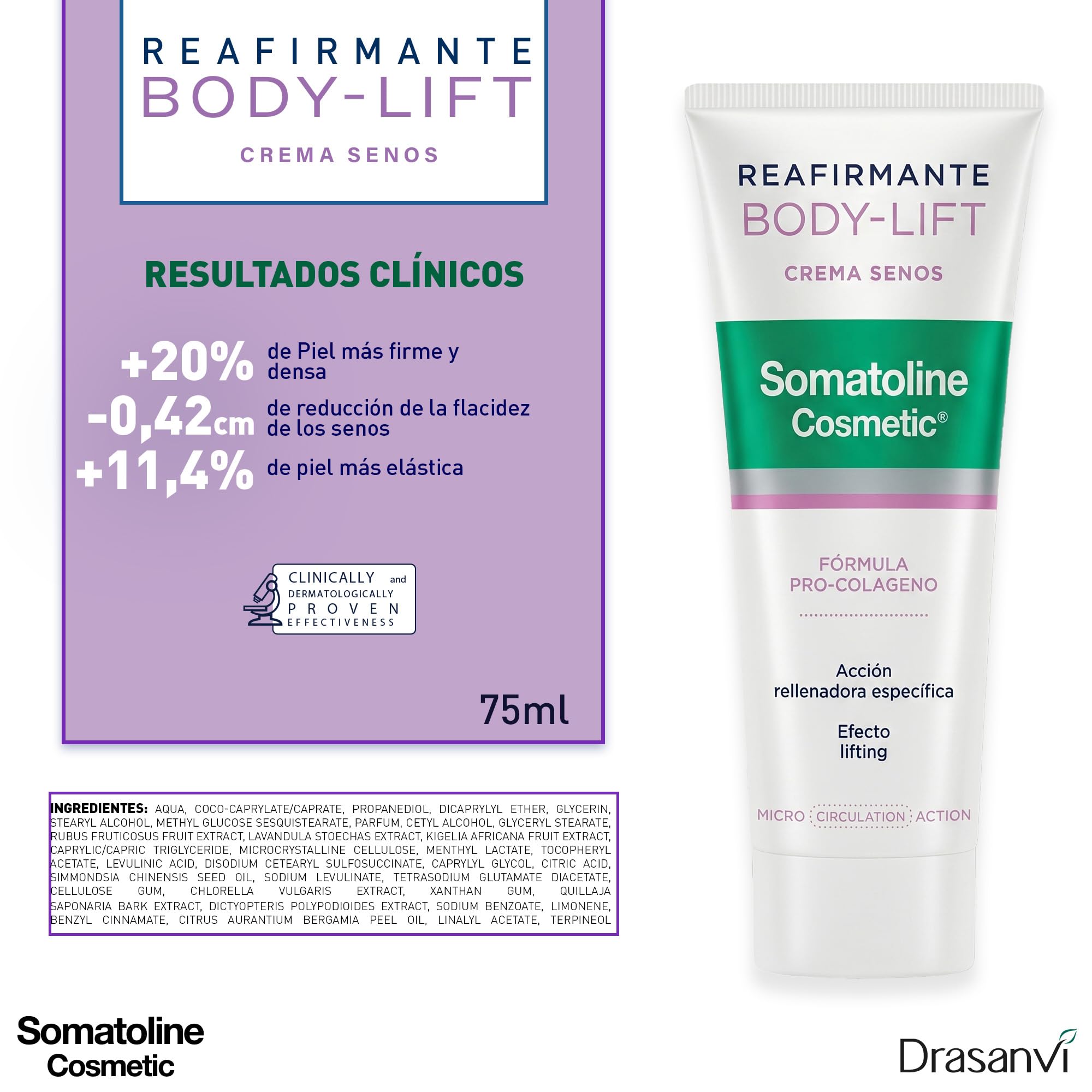 Somatoline Cosmetic Raffermissant Seins Crème Liftante 75 ml