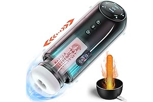 Automatic Electric Male Masturbator with Thrusting, Sucking, and Vibrating Modes
