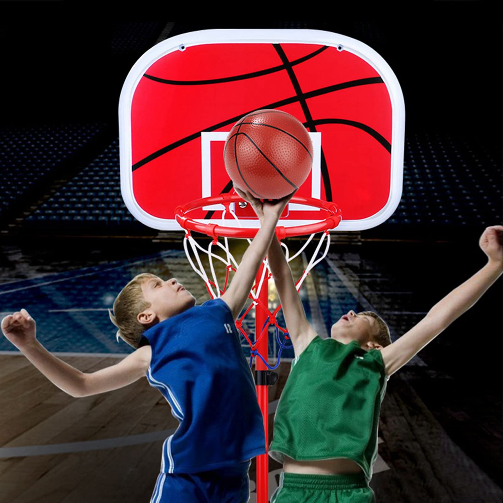 Mini Panier De Basket Suspendu – Jeu Intérieur Avec Ballon Et Pompe – Enfant