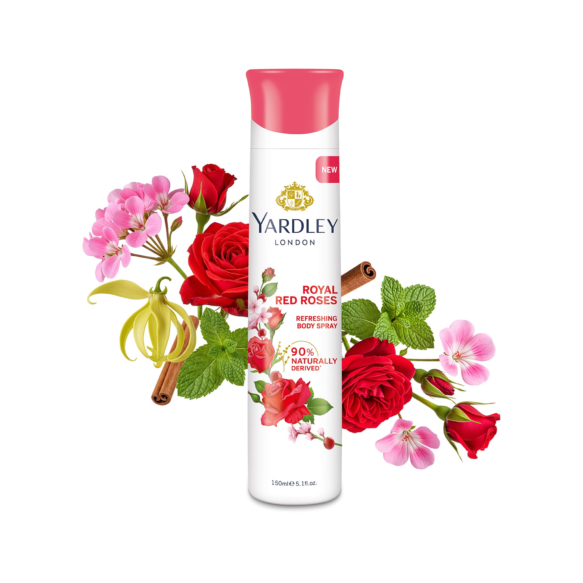 Yardley London Royal Red Roses Refreshing Deo For Women, 150ml-picture-31