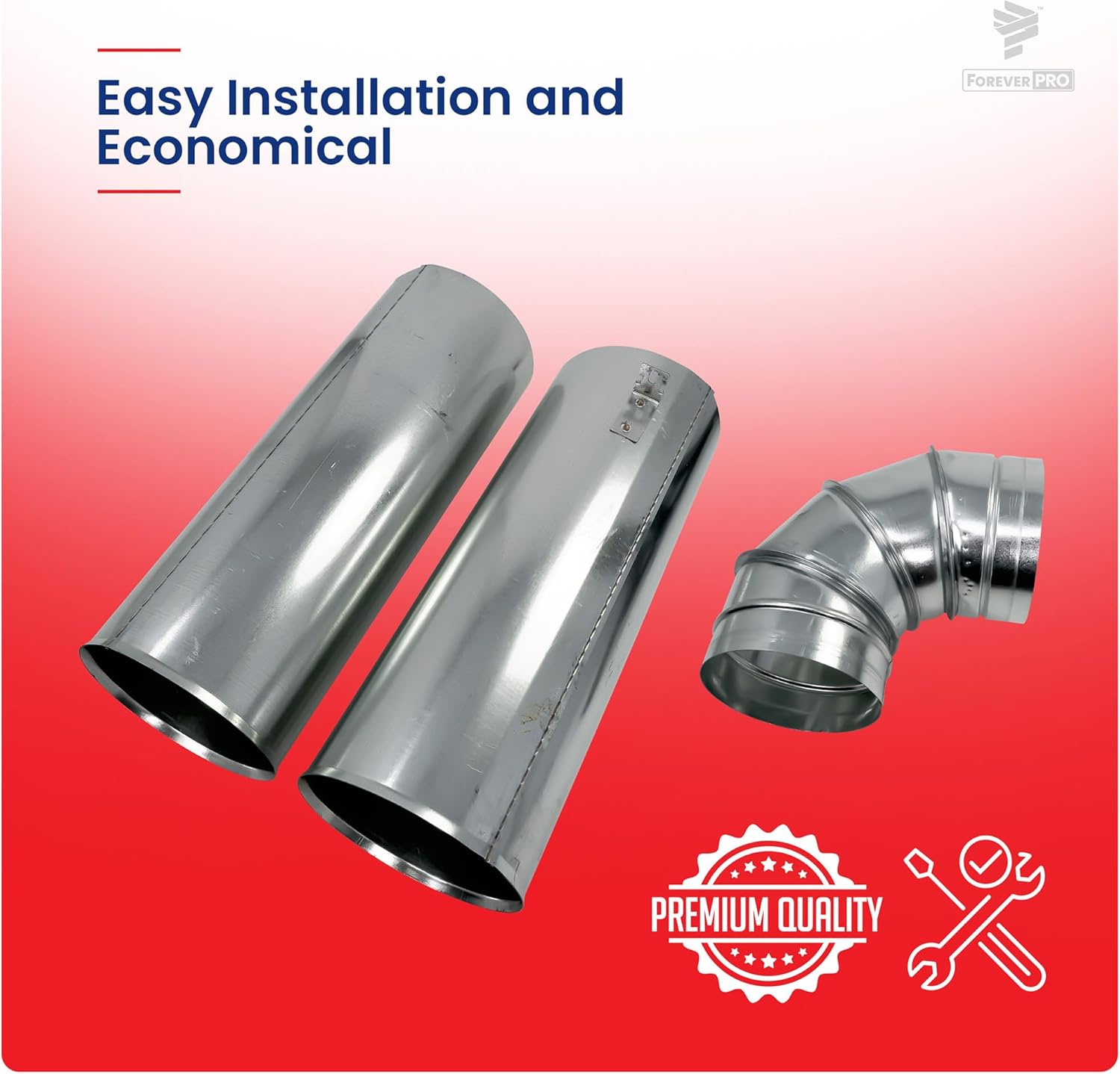 ForeverPRO Dryer Vent Replacement for LG 3911EZ9131X - Fits LG Vent Dryer and LG Dryer Vent Replacement and LG Side Vent Kit for Dryer 3911EZ9131X 383EEL9001L 1266802 383EEL9001B AH3575086 EA3575086