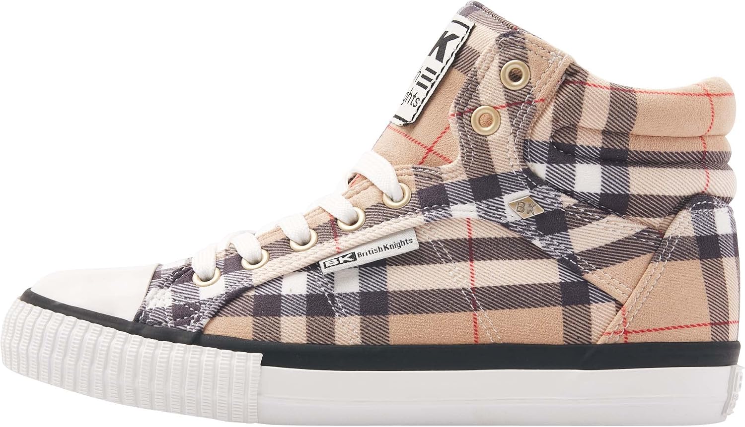 Sneakers alte rosa da bambina con zip e cuori 10 Baci | PittaRosso