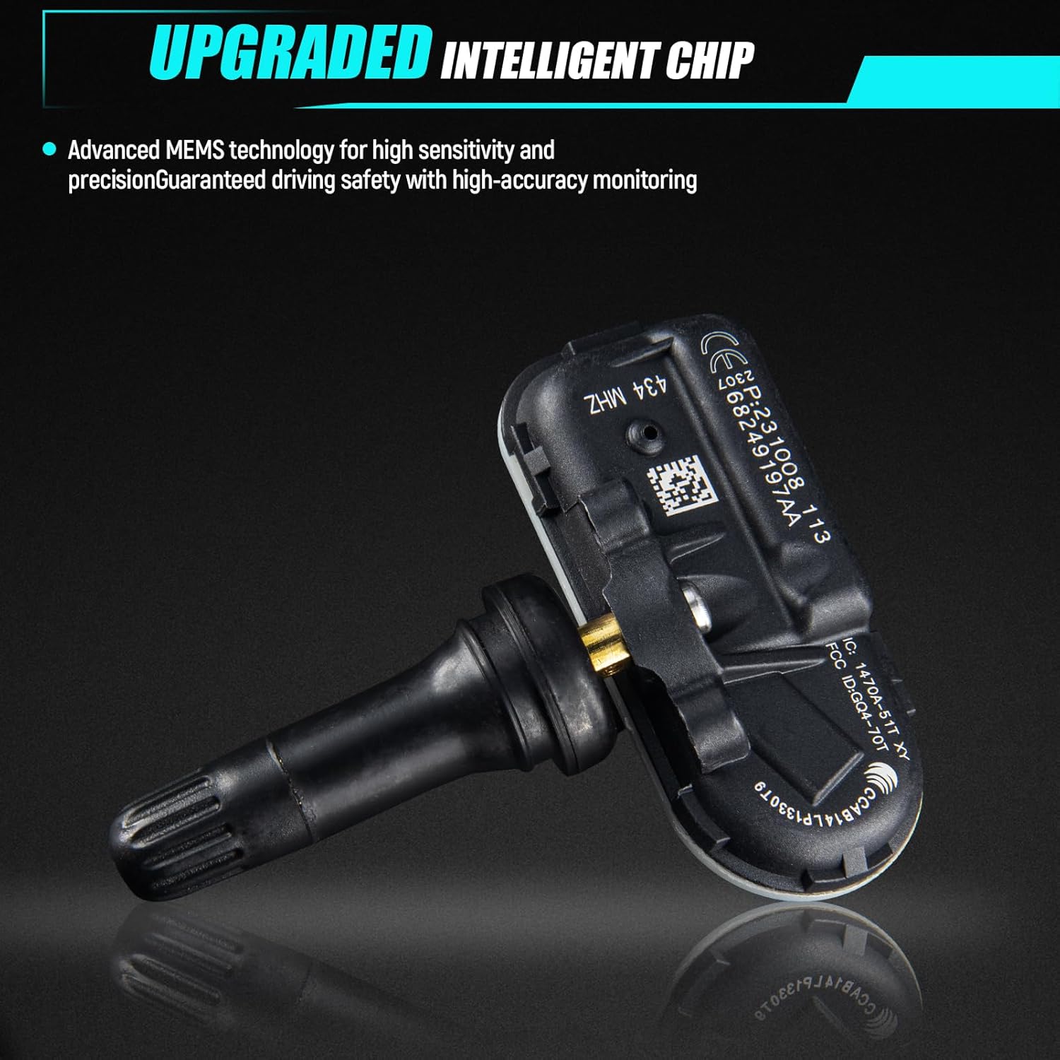 Pre-Programed TPMS Tire Pressure Monitoring System Sensor for:-Jeep Cherokee for:-Ram 1500/2500/3500 2014 2015 2016 2017 2018 2019 2020 202114 15 16 17 18 19 20 21 OE#68249197AA 4PCS