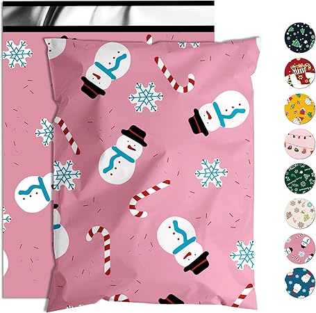 Jowlroel Thank You Poly Mailer 6x9 Inch 100 Pcs, Waterproof and Tear-Resistant Shipping Bags for Clothing, Strong Mailing Bags with Self -Seal, Cute Packaging Bags for Small Business - Green