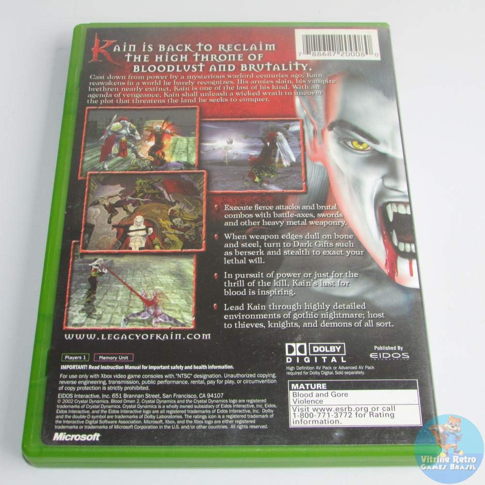 Blood Omen 2: Xbox: Video Games - Amazon.ca