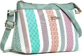 WOMEN MARKS® Stripe Pattern Slingbag with Pretty Look for women/girls Price In India