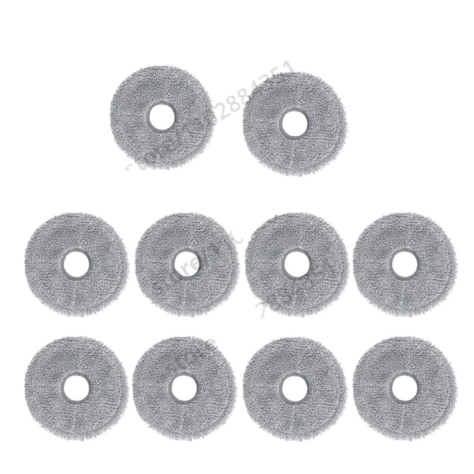 NUCBCULWP Mop Cloths,Compatible For Roborock，Compatible For Qrevo，Master/Slim/V20/P10S Pro Robot Vacuum Cleaner Parts Rag Pads Accessories(10PCS MOP)