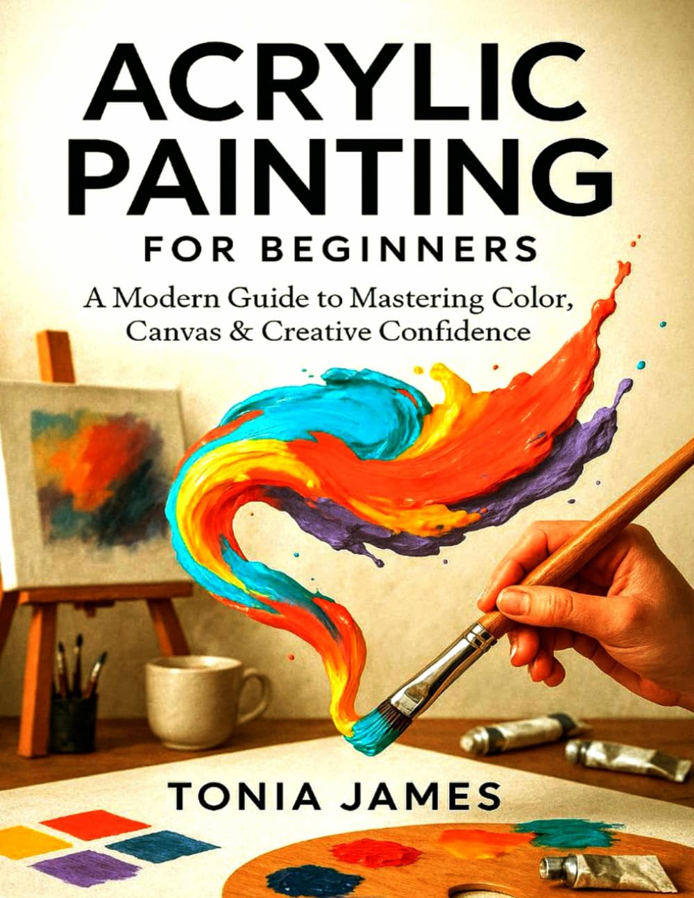 Acrylic Painting for Beginners: A Modern Guide to Mastering Color, Canvas & Creative Confidence
