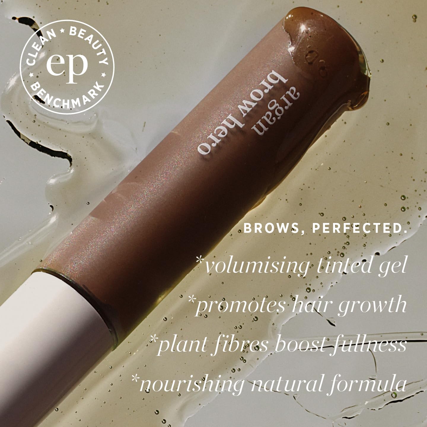 Ere Perez - Natural Argan Brow Hero | Tinted, Versatile, Conditioning | Omegas 3+6, Vitamin E, Castor Oil | Vegan, Cruelty-Free, Clean Beauty (Perfect, 0.12 oz | 3.5 ml) - Image 6
