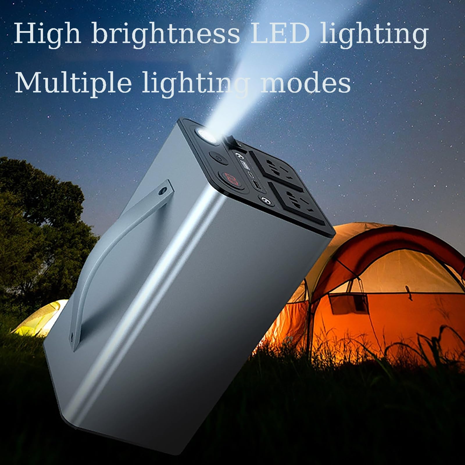 Centrale électrique Portable, Prise Secteur 300 W, générateur à Batterie Lithium 84 000 mAh, générateur Solaire, Alimentation de Secours pour Les Voyages et la Chasse en Plein air.