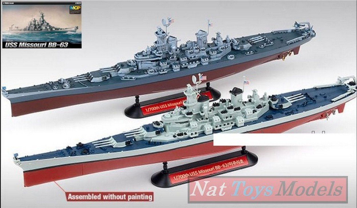 Amazon.com: ACADEMY Assembly KIT Compatible with Nave USS Missouri