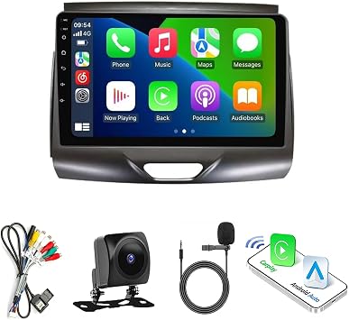 ستيريو راديو السيارة لفورد رينجر 2015-2020، Android 13، 9" مجموعة لوحة القيادة لترقية شاشة اللمس IPS مع Car-Play وAndroid Auto،GPS Navigation DSP SWC 5G WiFi Camera4Core 2+32GB،B