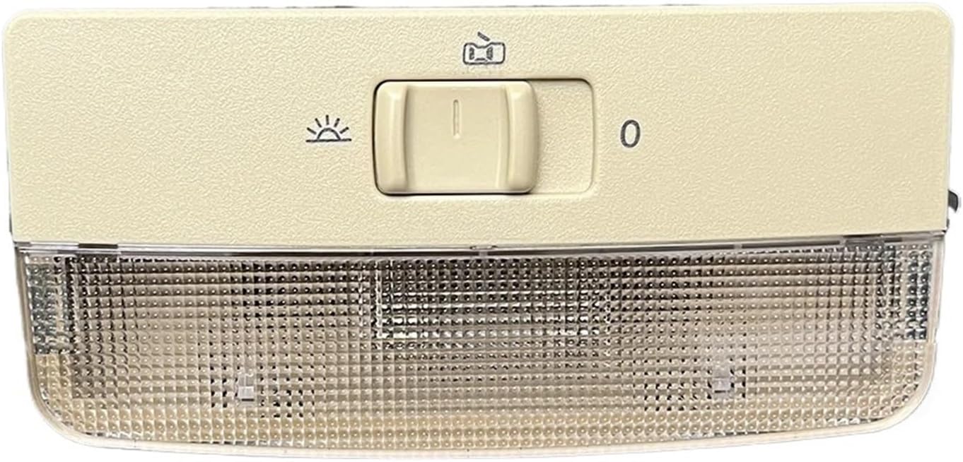 Reading Lamp Interior Light 6QD947105 Compatible with VW Polo/ 9N 6R T5 2002-2015 Bora/ 2002-2005 Caddy/ 2004-2015 Fabia Seat 6QD 947 105(Black)