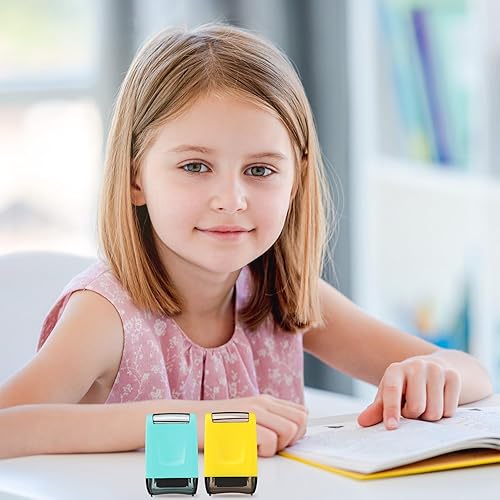 Miniatura 37 de Sherr 2 sellos de rodillo para el aula del profesor, debe tener, línea discontinua, escritura a mano, regalo de vuelta a la escuela, regalo