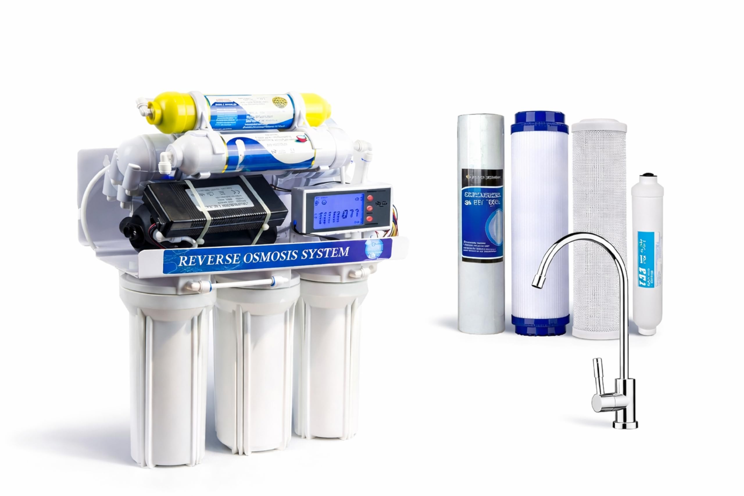 Depuratore Acqua Osmosi Inversa 7 Stadi filtri | DC-RO3007 Purificatore domestico acqua potabile dal rubinetto di casa