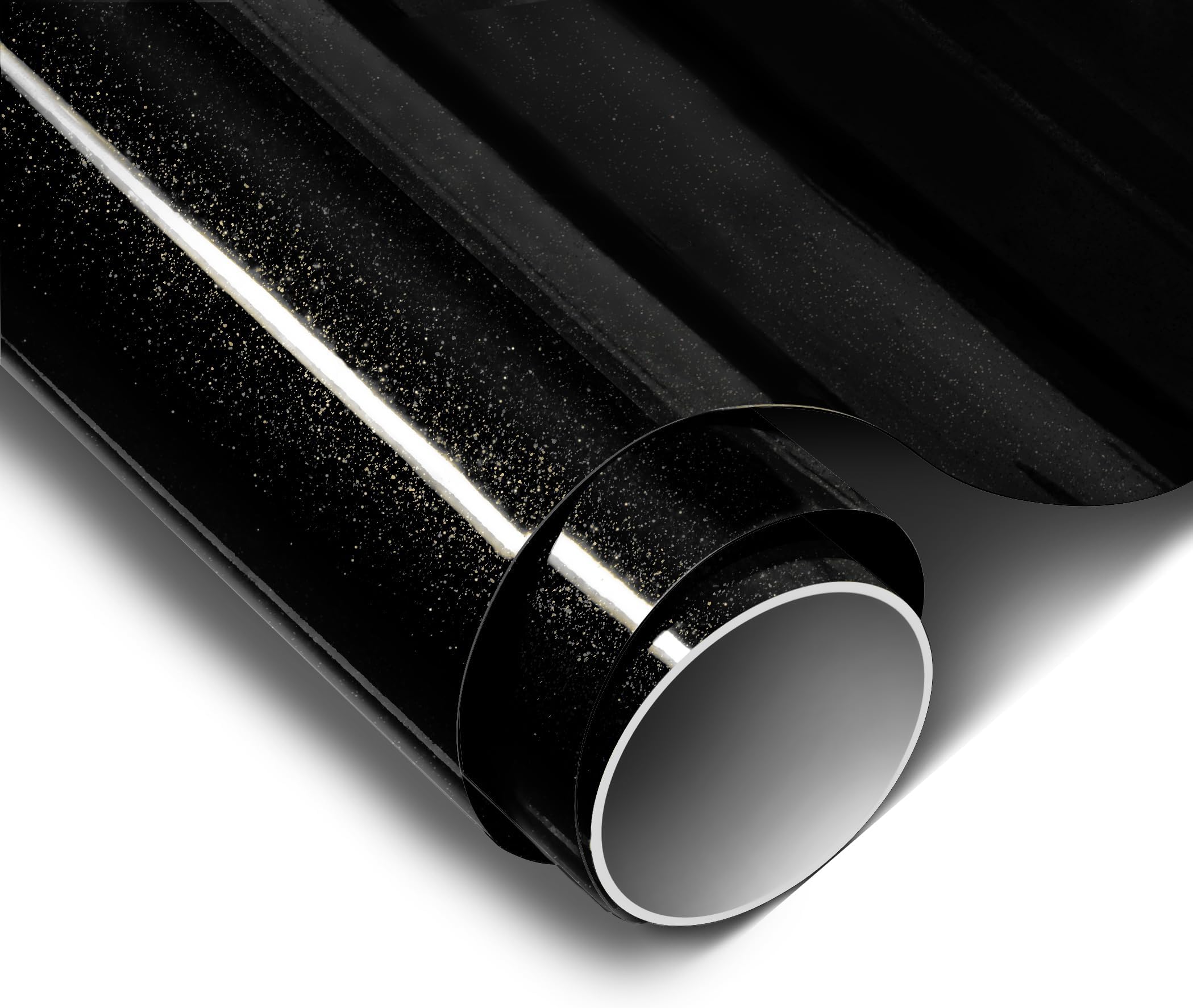 ColorFusion PPF by VViViD, Gloss Metallic Black Dry Apply PPF Vinyl Car Wrap Roll 10ft x 5ft