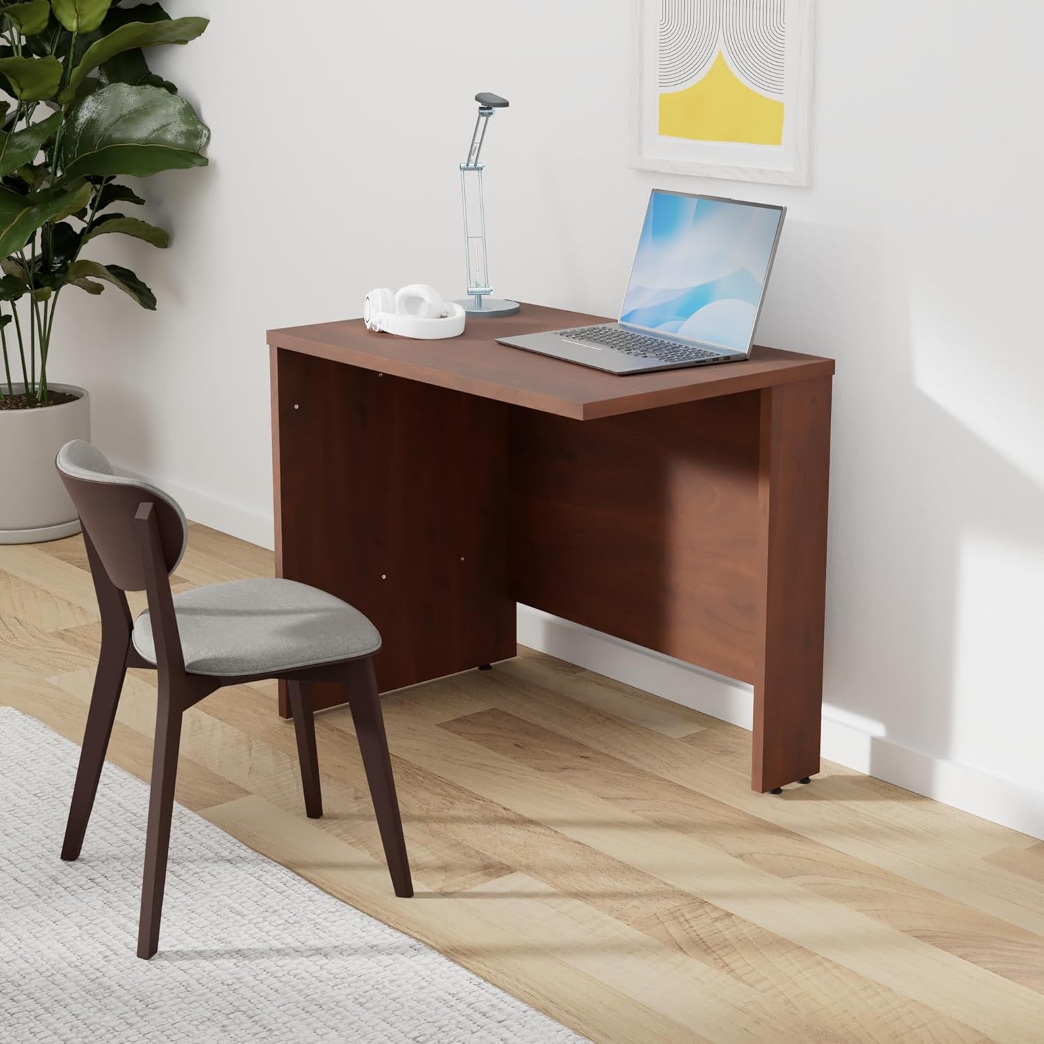 Bush Business Furniture Series C 36W Bridge/Return in Hansen Cherry