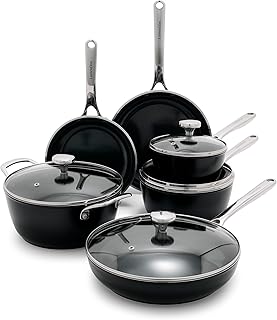 Orfeo Diamond Ceramic Nonstick Cookware Set