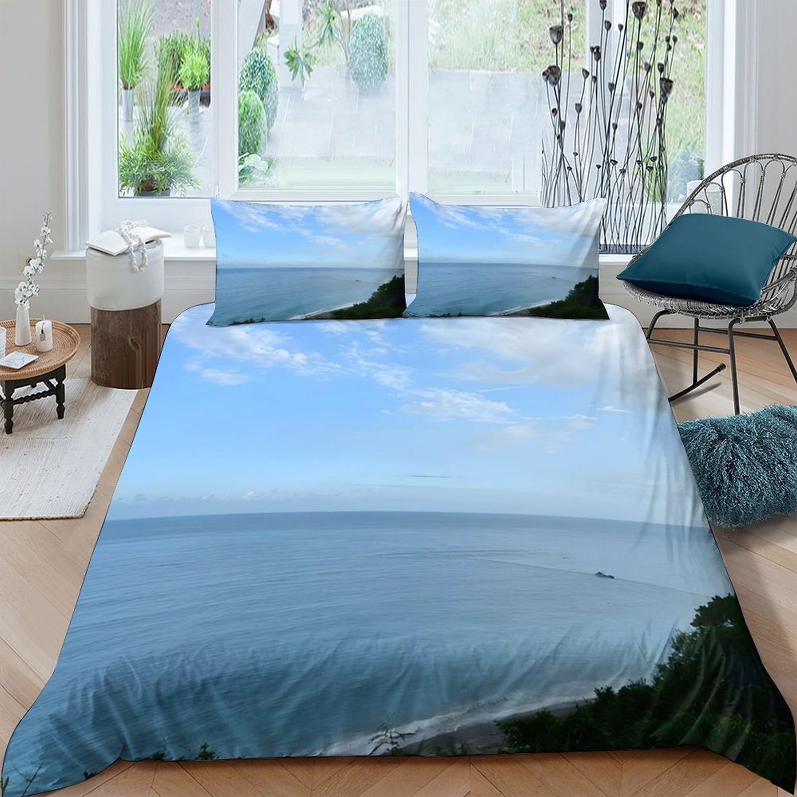 Ctjqhvkz Style-4 3D Printed Fitted Sheet Microfiber Durable Bed Cover With Non-Slip Fixation For Bedroom And Guest Room Decor Single（135X200cm）
