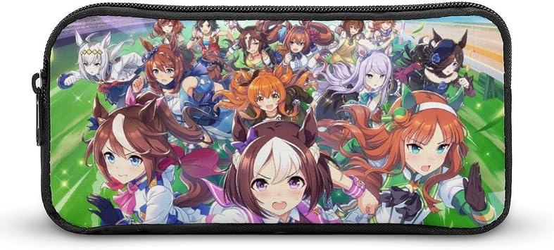 Tokai Taeo Special Week Pencil Case, Stylish, Large Capacity, Anime Stationery Pouch, Students, Lightweight, Simple, Compact, Gift, Adult