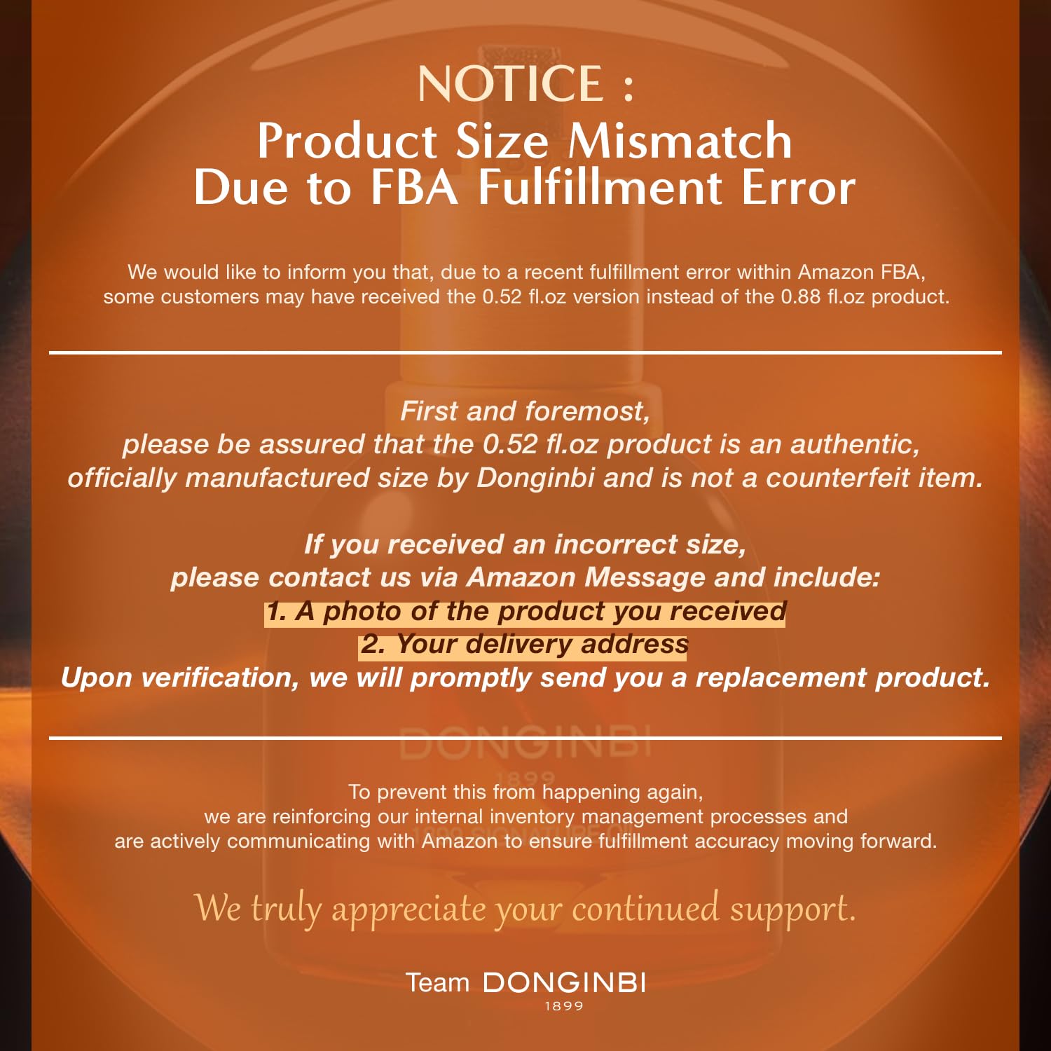 Donginbi 1899 Signature Oil - Skin Barrier Repair & Firming Face Oil for Women, Jojoba Seed Oil & Sweet Almond Oil for Sensitive Skin, Korean Red Ginseng Skin Care, 0.88 floz / 25ml - Image 4