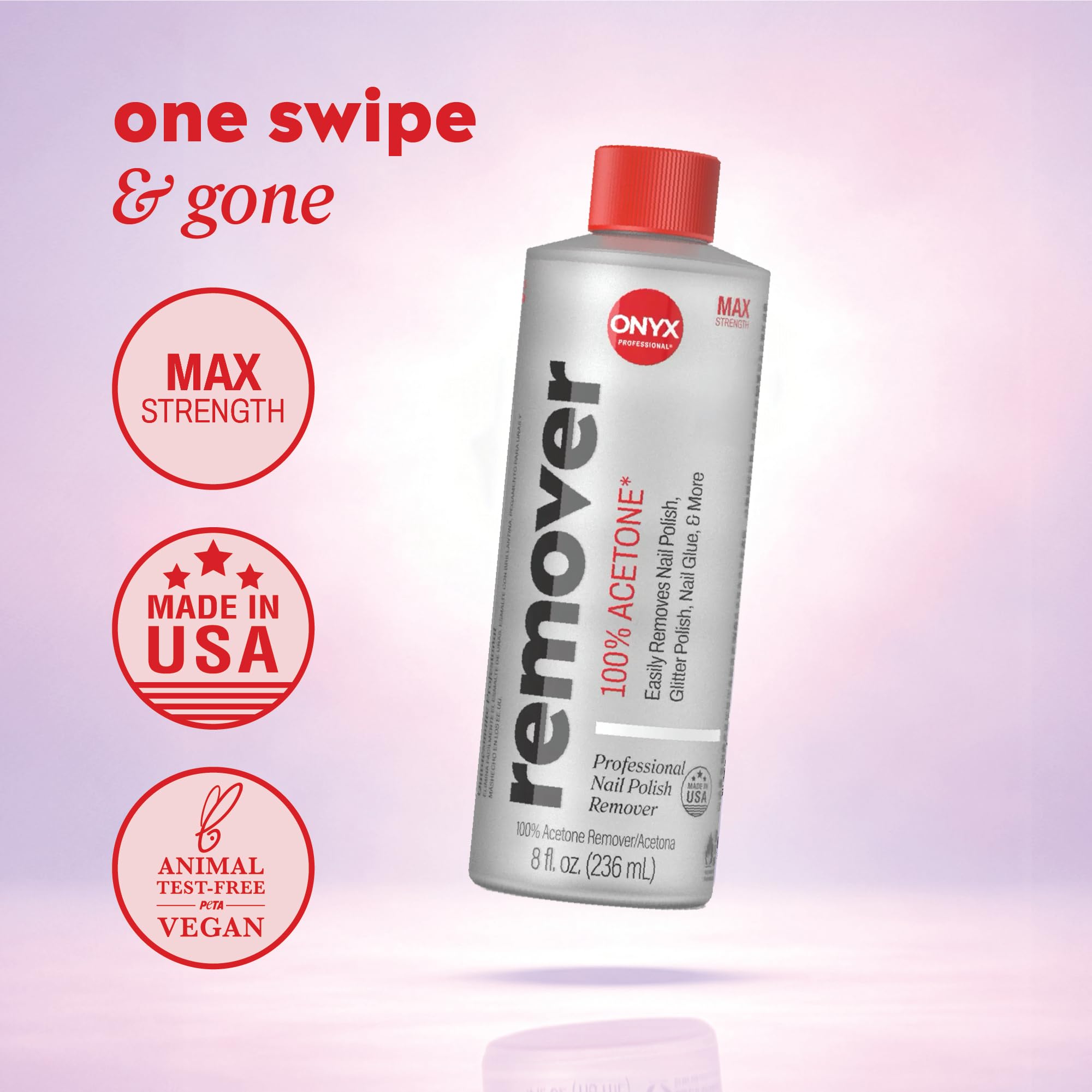 Onyx Acetone Nail Remover Kit - Fast & Easy -5
