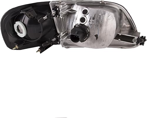 Miniatura 2 de HEADLIGHTSDEPOT Faros delanteros halógenos estilo relámpago compatibles con Ford Expedition F-150, incluye faros delanteros izquierdo del lado del