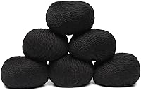 Vista 22 de Juego de 3 madejas 100% de lana de alpaca bebé, peso voluminoso, fabricadas en Perú, celestial suave y perfecto para tejer y tejer a ganchillo