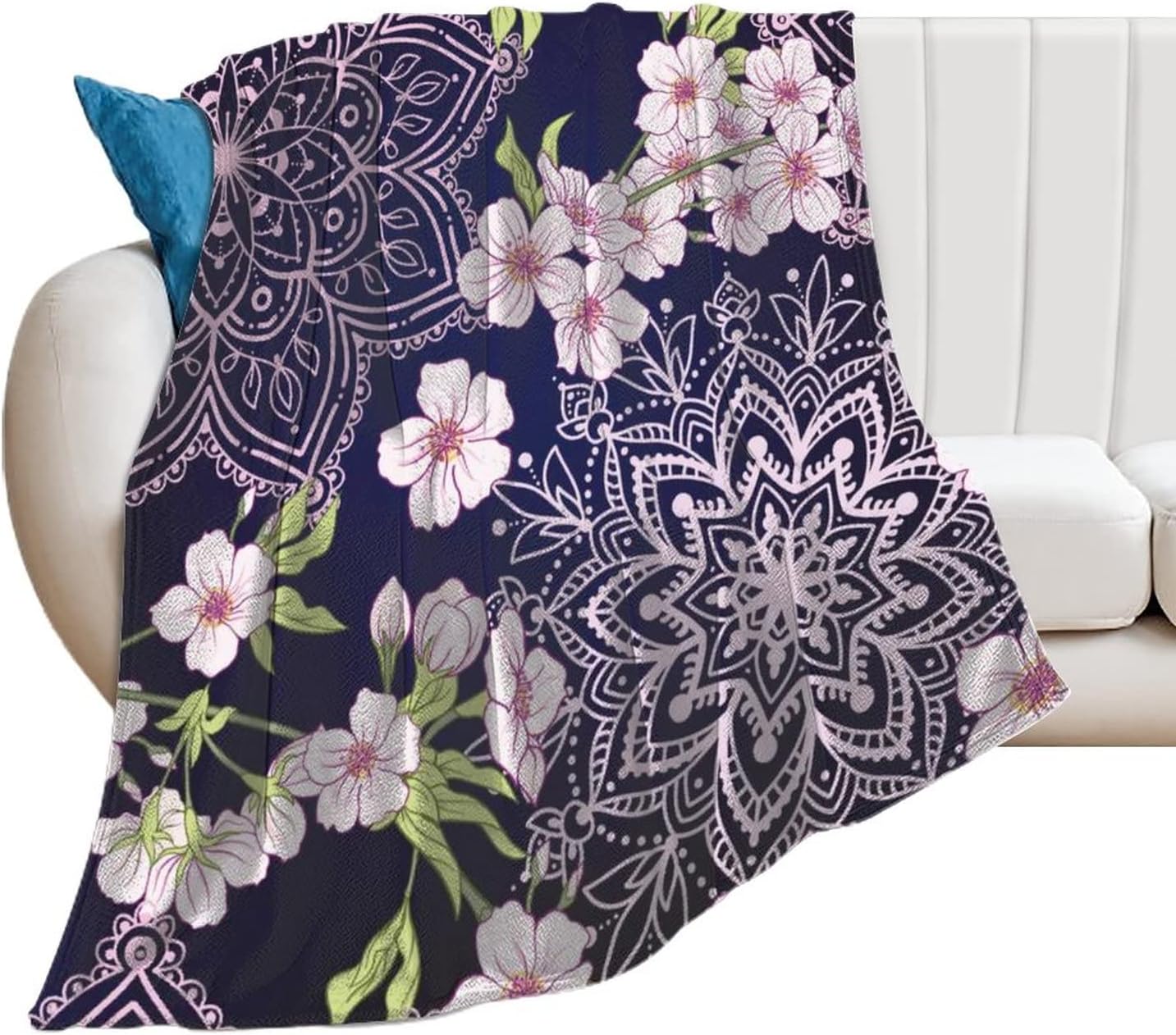 Decorative Extra Soft Flannel Throw Blanket Lightweight Long Microfiber