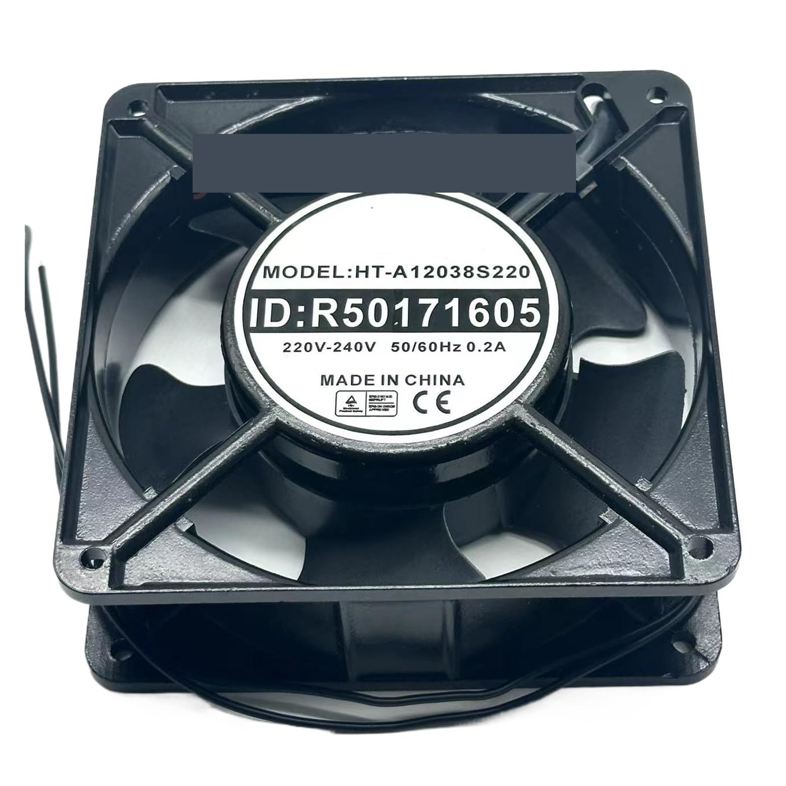 Ventilateur de serveur HT-A12038S220 AC 240V 0,16A 120x120x38mm 2 fils