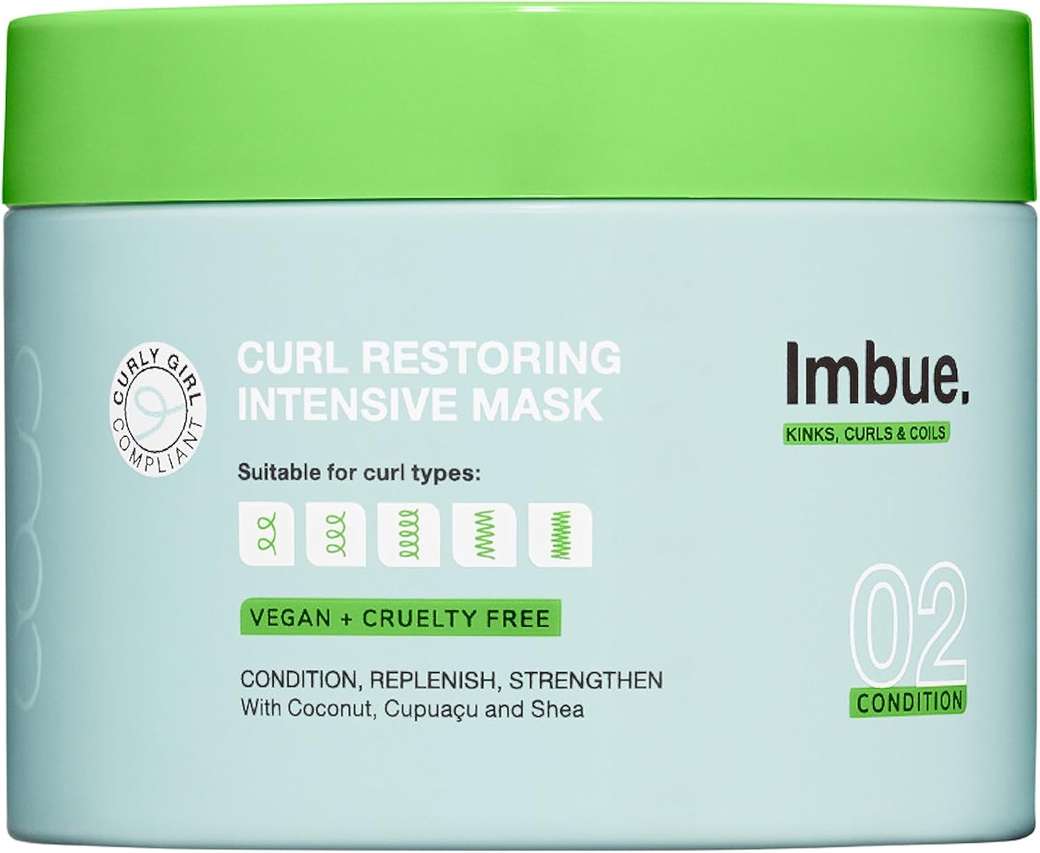 Imbue Curl Restoring Intensive Hair Mask – Protein Rich Deep Hair Conditioner, Vegan and Curly Girl Friendly, Paraben Free 300ml Imbue Curl Restoring Intensive Hair Mask – Protein Rich Deep Hair Conditioner, Vegan and Curly Girl Friendly, Paraben Free 300ml