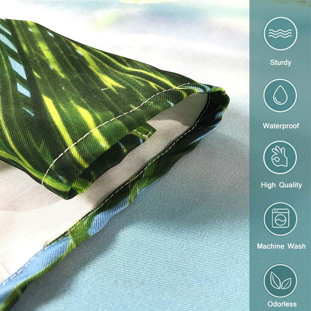 Mantel moderno impermeable con estampado de mármol, tela de poliéster de fácil cuidado, resistente a las manchas, perfecto para cocina, jardín, decoración del hogar (B, 60 x 60 cm)