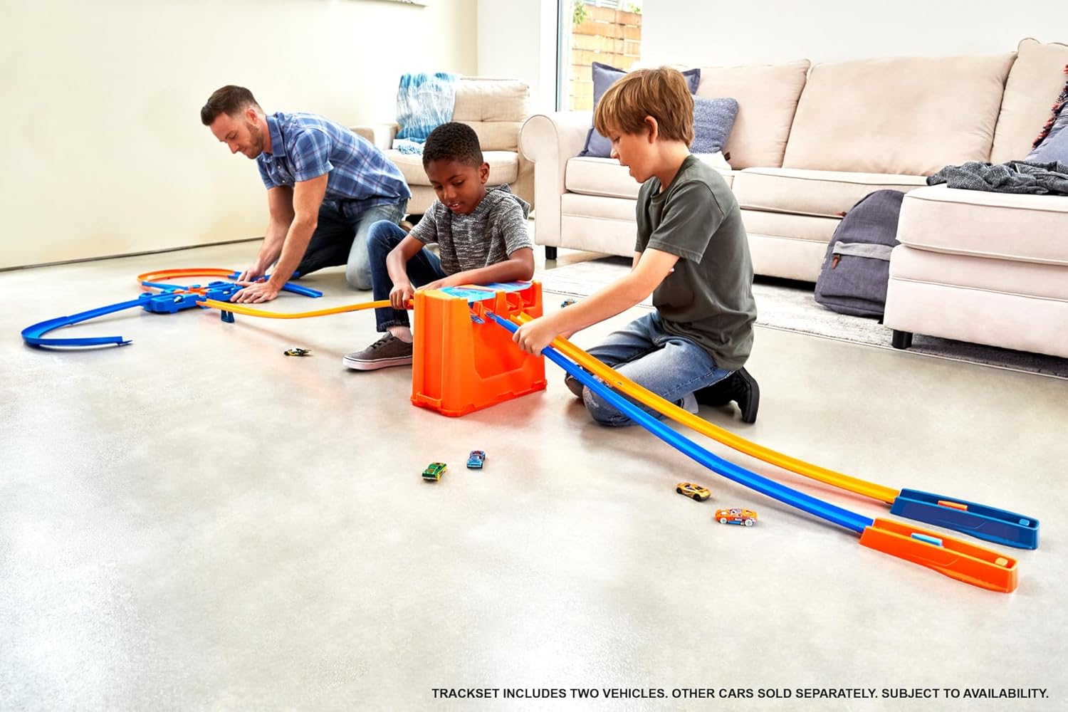 Hot Wheels Track Builder Stuntset opbergdoos voor kinderen tussen de 6 en 12 jaar, GGP93