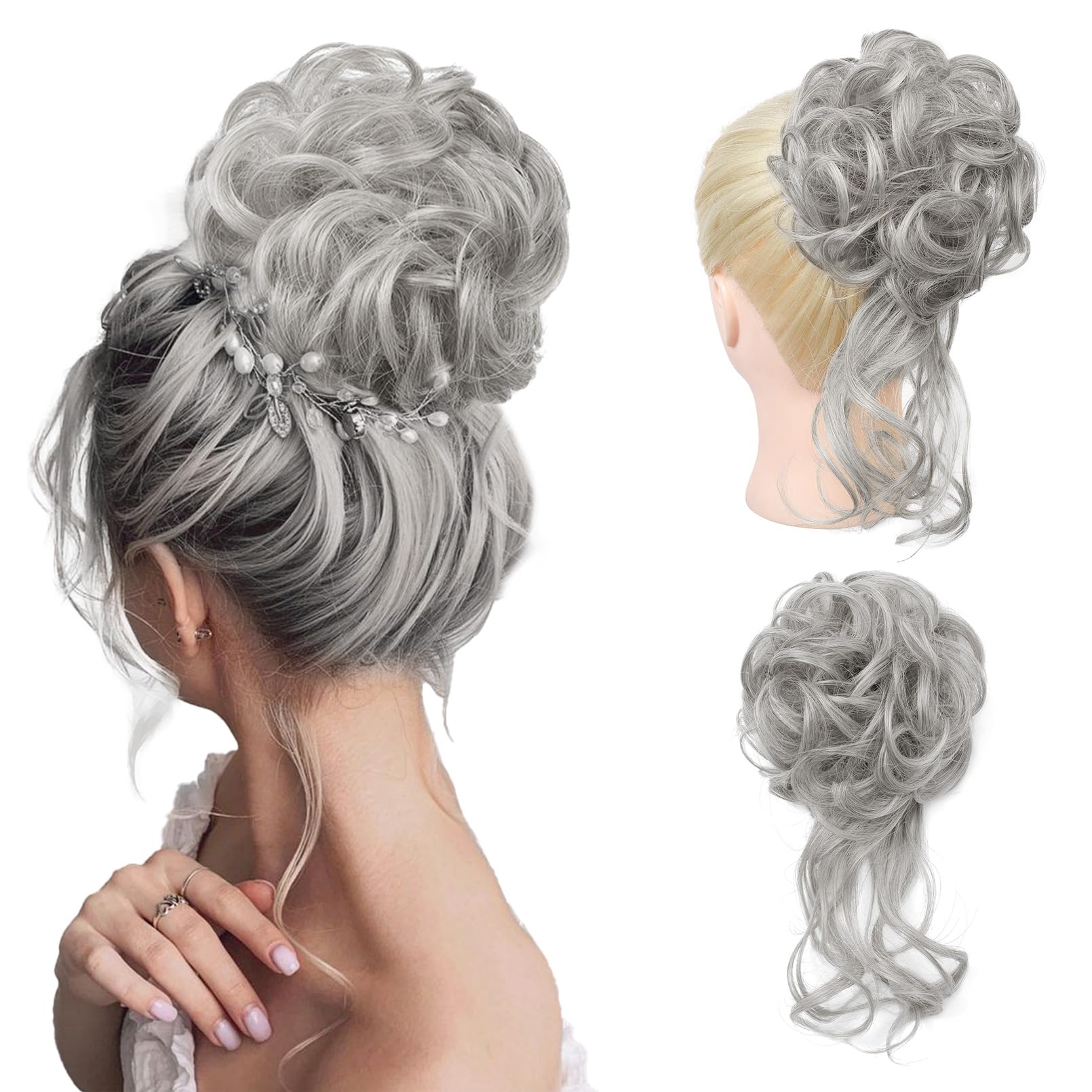 REECHO Messy Bun Hair Piece
