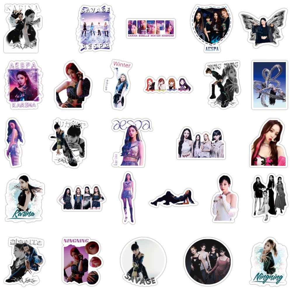 韓国 アイドル シール Amazon.co.jp: 韓国アイドル 女性 50枚ステッカー 可愛い 綺麗