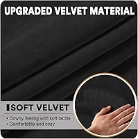 Vista 7 de cjc Fundas de sofá modular, 4 piezas, fundas de sofá para sofá seccional en forma de L, de terciopelo separado, funda de diván elástica