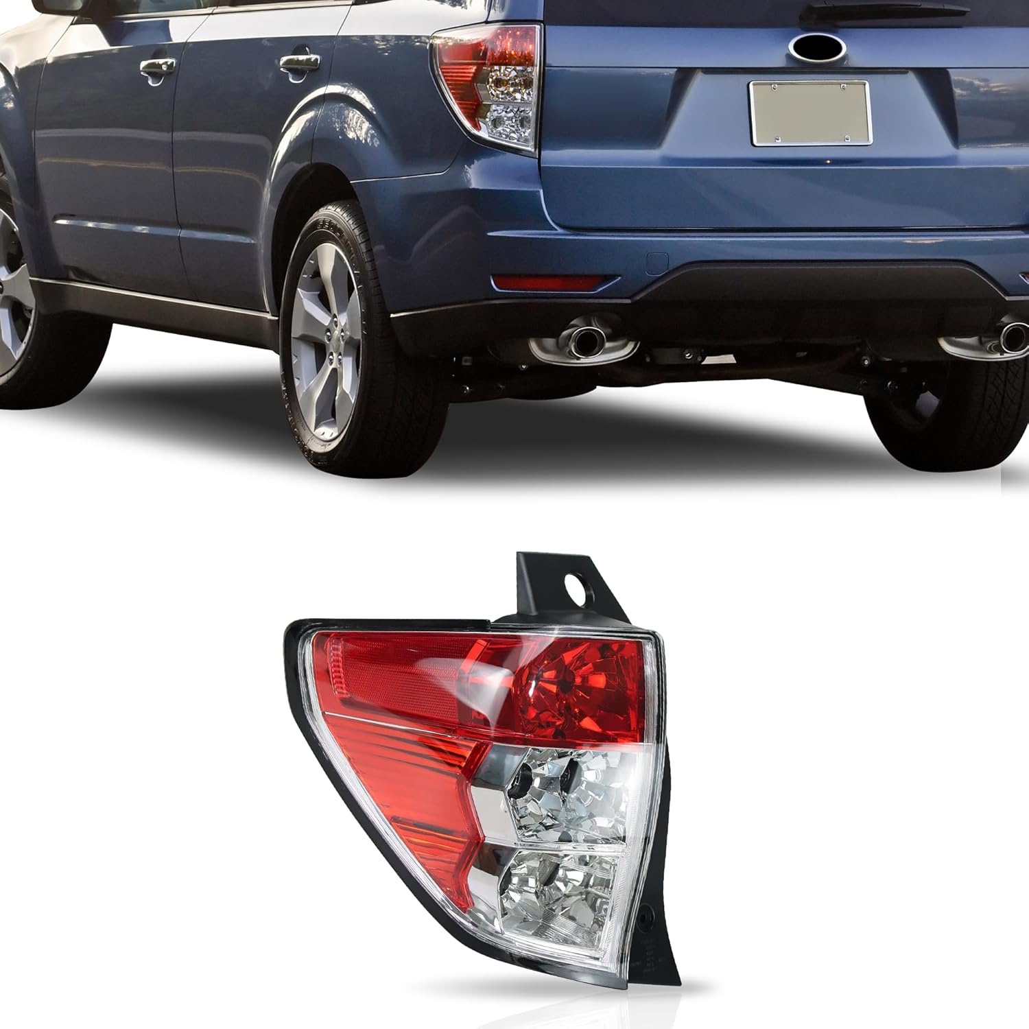 Rear Left Driver Side Halogen Taillight Brake For 2009-2013 Subaru Forester 84912SC121