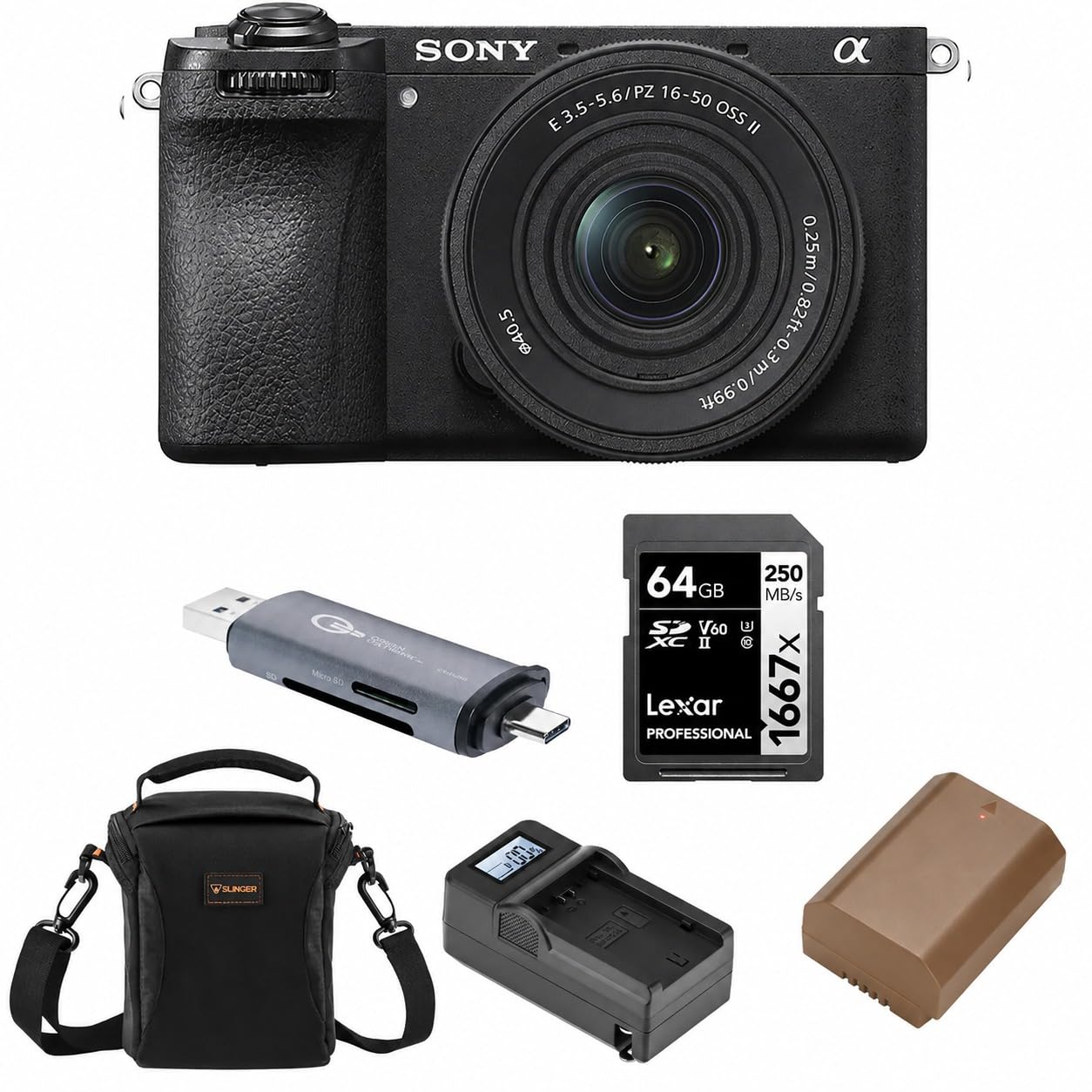 Amazon.com : Sony Alpha a6700 APS-C Mirrorless Camera with E PZ 16