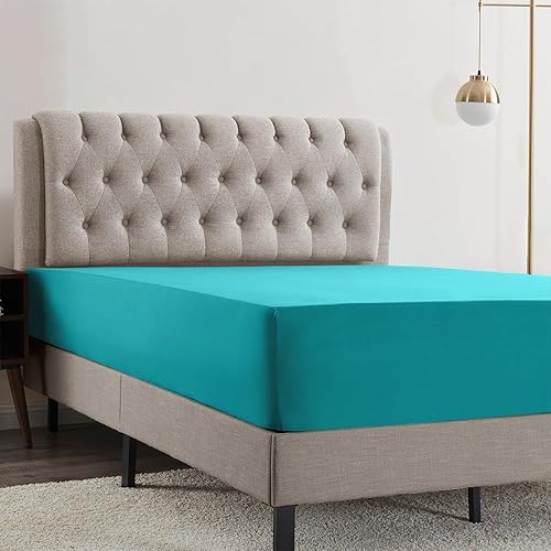 Miniatura 70 de Empyrean Bedding Sábanas de cama para King – Sábanas bajeras de 14 a 16 pulgadas – Sábana bajera de bolsillo profundo tamaño King – Sábana bajera 13