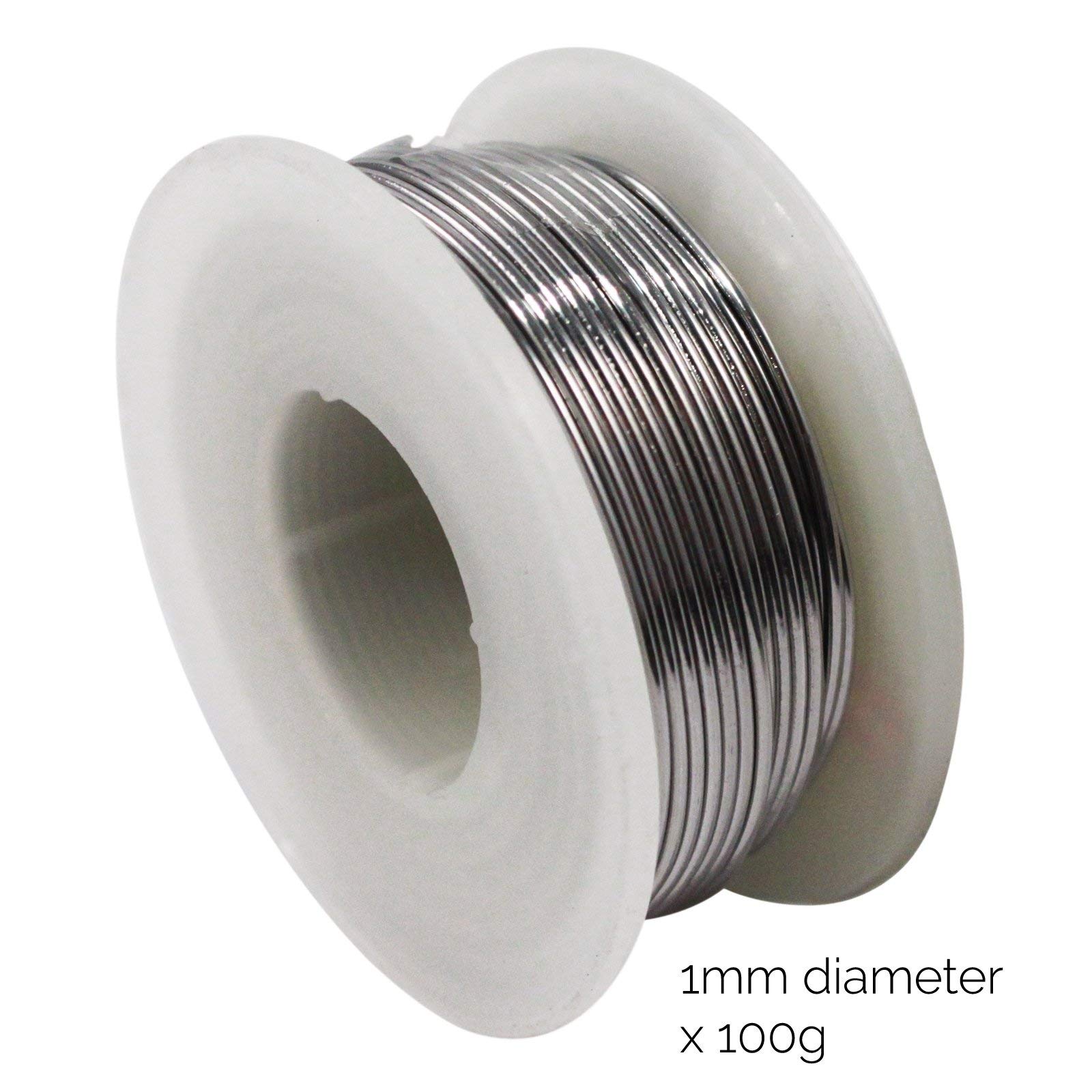 Universal Tool Reeled Solder with Flux Coating 100 Grams 1mm Diameter