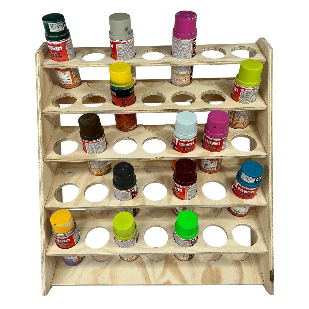 Pekiedo Porta Bombolette Spray, Pannello Attrezzi da Parete Officina, 35 Lattine, Armadio Scaffale Mensole Home Organizer Garage, Idea Regalo Festa del Papà