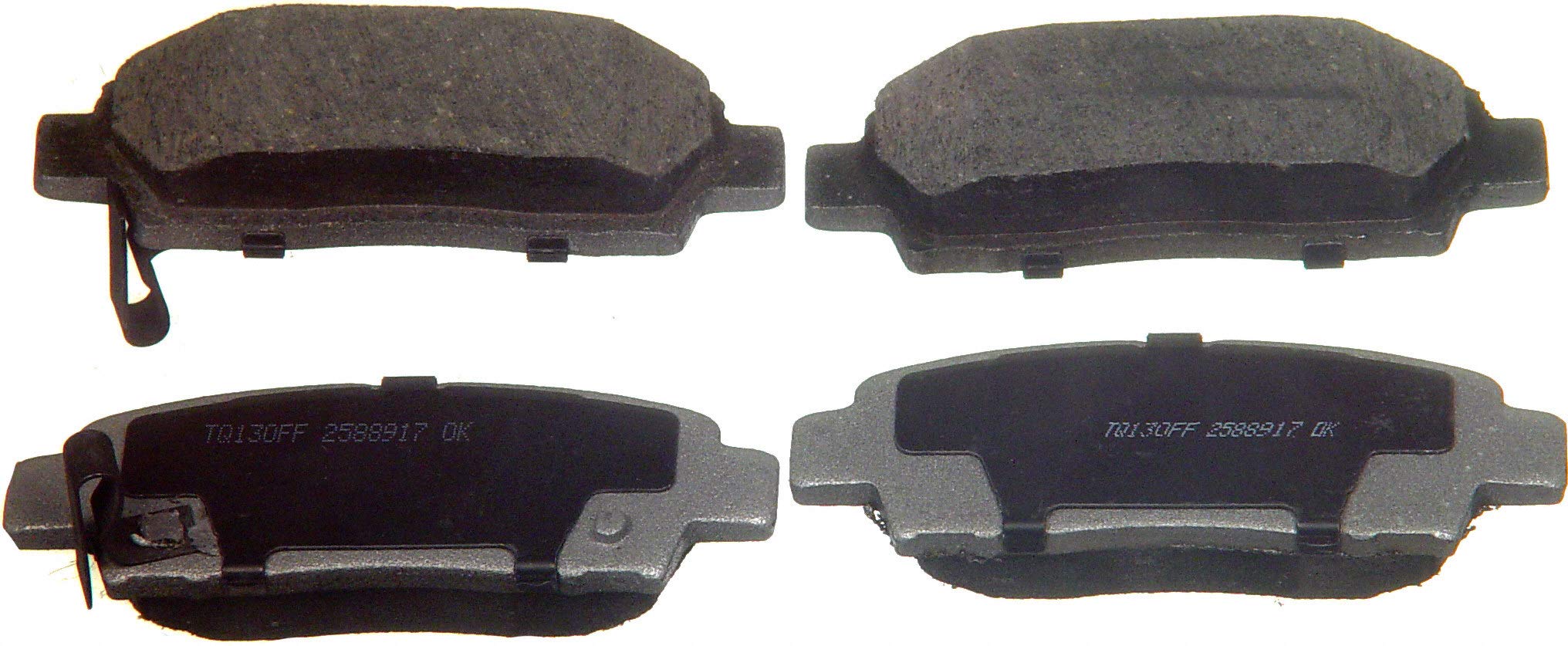 WagnerThermoQuiet QC672 Ceramic Disc Pad Set, Rear