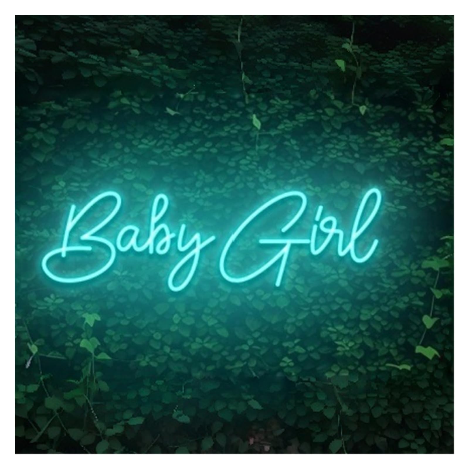 RONGCH Hanging Art Signs Baby Girl Neon Sign Nursery Room Dorm Beauty Salon Home Wall Decor Party Bar Storefront Window Display Business Entrance 50cm
