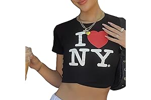 SLEEK Y2K I LOVE NYC CROP TOP: ACE YOUR DAY-TO-DAY CHIC