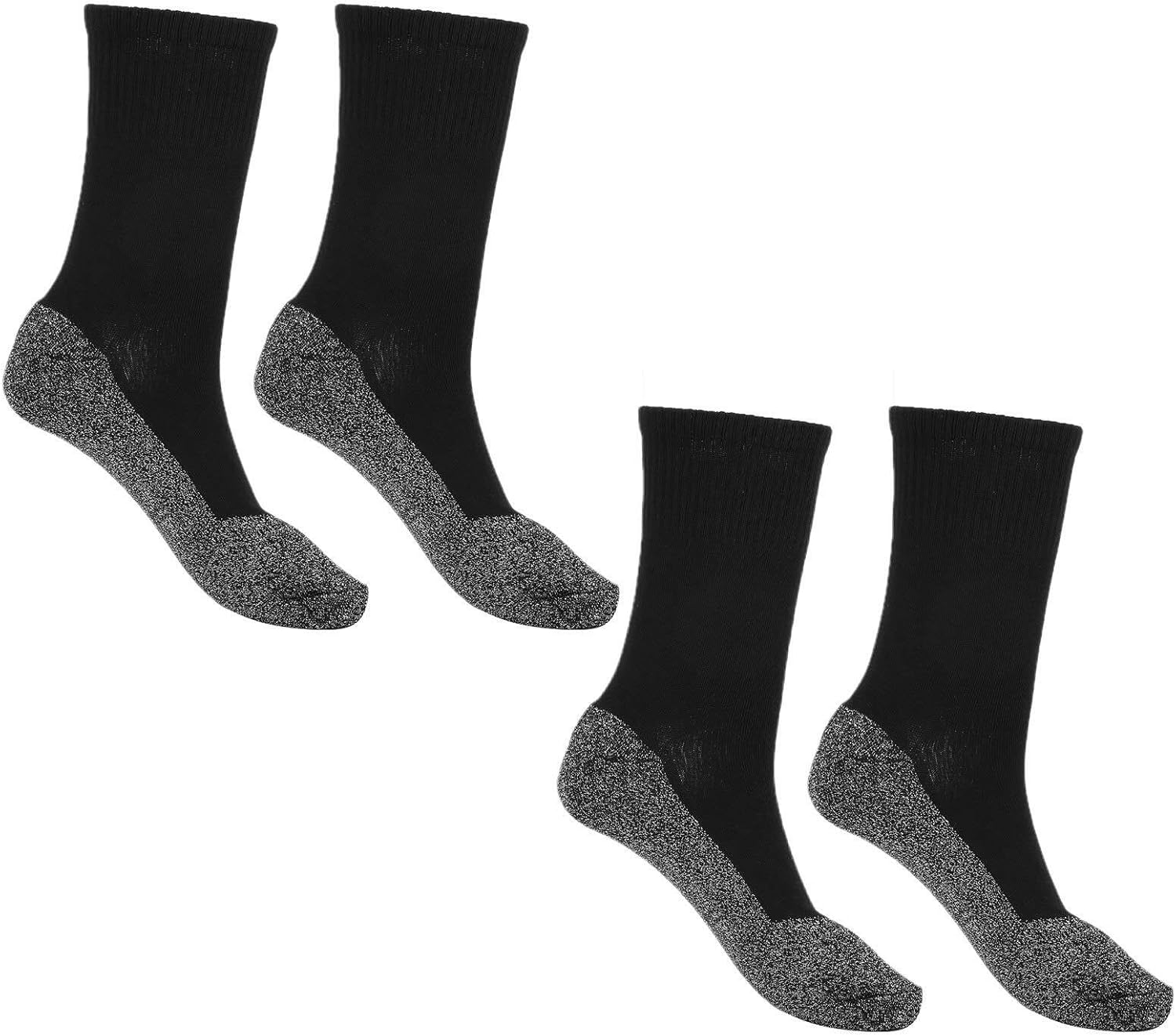 2 Pairs Self-Heating Sports Compression Socks - Thermal Foot Warmers with Breathable Health-Care Fiber for Winter Activities(Short Version)