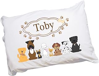 My Bambino Personalized Puppy Dog Pillowcase Large