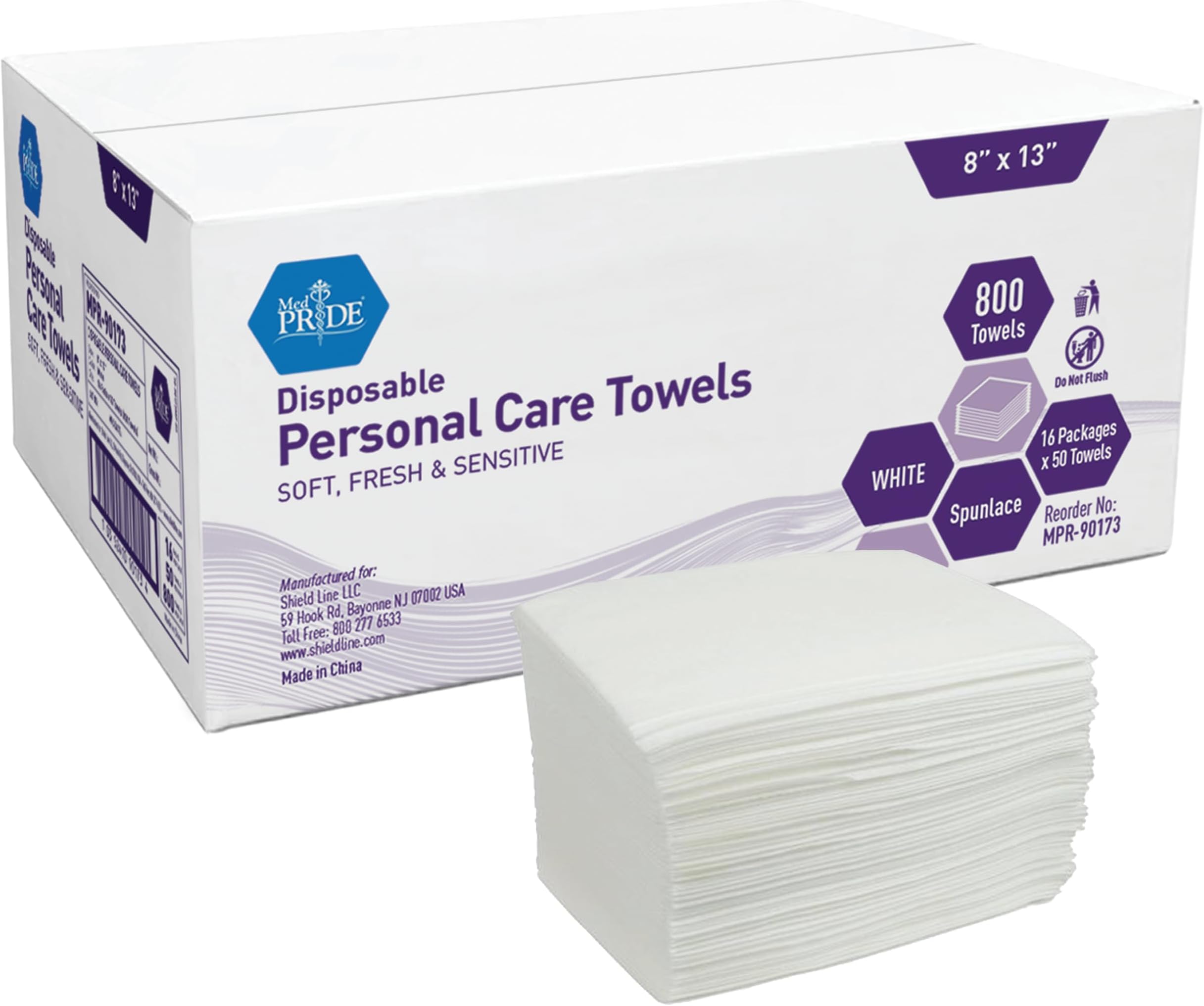 Disposable Spunlace Dry Sheet Wipes Cleansing Cloths For Adults Incontinence Hospital Grade Durable