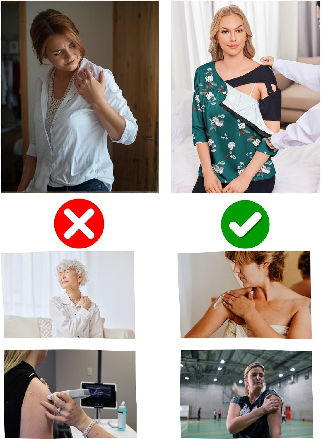 Deyeek Post Shoulder Surgery Shirt for Women Chemo Tear Away Shirt Snap Button 3/4 Sleeve Recovery Adaptive Clothing - Image 6