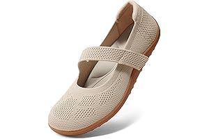 Wide Toe Box Flat Shoes Women Mary Jane Ballet Flats Shoes for Women Wide Width